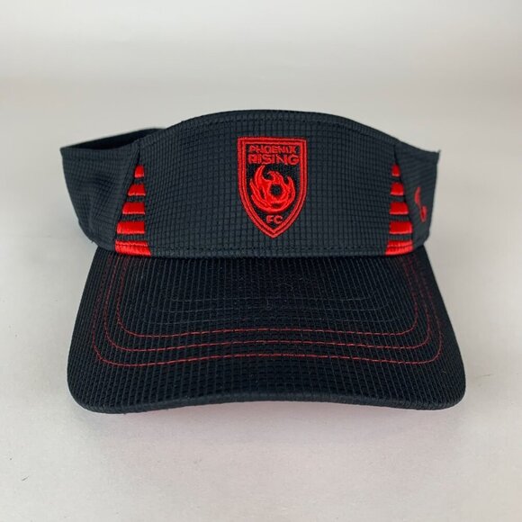 Phoenix Rising FC USL Black Zephyr Strapback Adjustable Visor - Picture 2 of 5